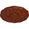 Ekena Millwork Cornelia Ceiling Medallion (Fits Canopies up to 4"), Hand-Painted Firebrick, 22 1/2"OD x 1 1/2"P CM22CNFIF - alternate 3